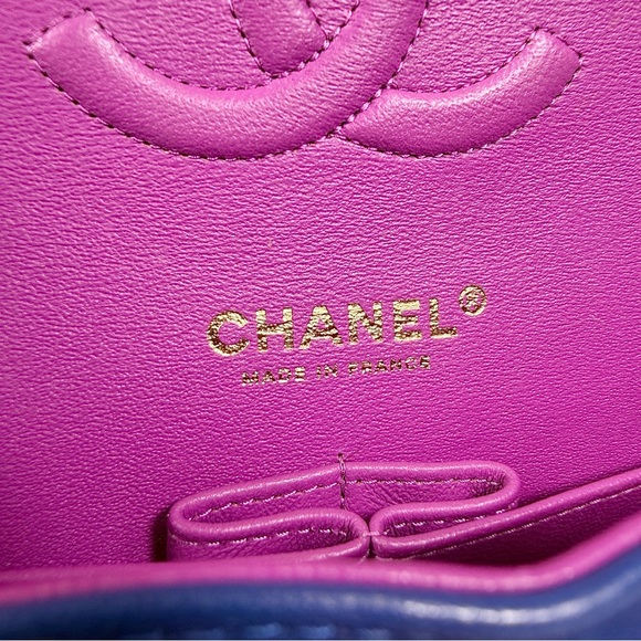 Chanel Medium Rainbow Quilted Double Flap Bag - Picture 11 of 16